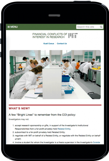MIT COI home page