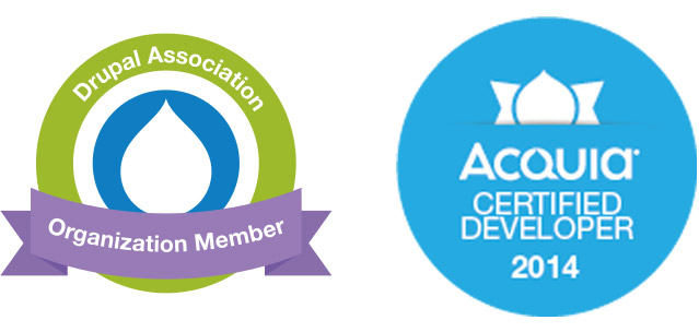 Acquia Certified Developer, Drupal Association Organization Member