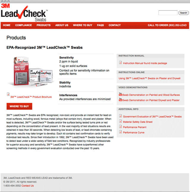 Leadcheck Product Page