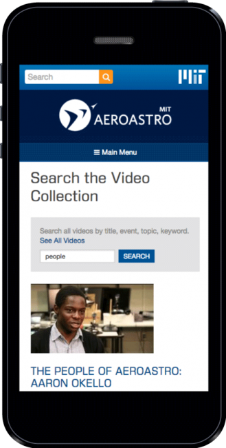 MIT AeroAstro Mobile Video