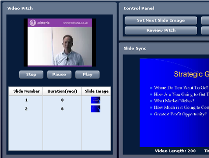 Elevator Pitch Configuration